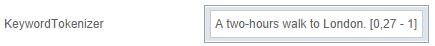 KeywordTokenizer