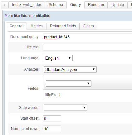 Configuring more like this query