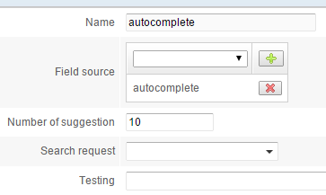 Configuring the autocompletion