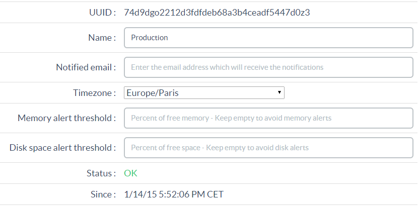 Edit a monitoring tool